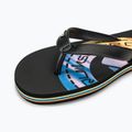 Pánske žabky Quiksilver Molokai Art II black/black/orange 7