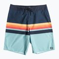 Pánske plavecké šortky Billabong All Day HTR Stripes OG blue
