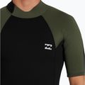 Pánsky plavecký neoprén Billabong 2 mm Foil Back Zip Spring moss 5