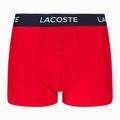 Boxerky Lacoste 5H3389 W64 3 páry námornícka modrá/červená metylénová 5