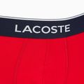 Boxerky Lacoste 5H3389 W64 3 páry námornícka modrá/červená metylénová 7