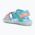 Detské sandále Kickers Kickjune blue/coral pink/green 3