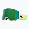 Quiksilver Storm black celery/green ml snowboardové okuliare