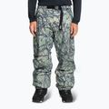Pánske snowboardové nohavice Quiksilver Snow Down Cargo woodland abstract sea spray
