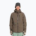 Pánska snowboardová bunda Quiksilver Quest Stretch 20K canteen