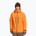 Pánska snowboardová bunda Quiksilver Pro Path Goretex 2L orange pepper
