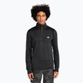 Pánska snowboardová mikina Quiksilver Steep Point Half Zip Fleece true black
