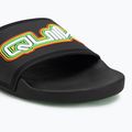 Pánske šľapky Quiksilver Rivi Wordmark Slide II black rasta 7