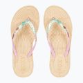 Dámske žabky ROXY South Beach III green/pink 2