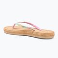 Dámske žabky ROXY South Beach III green/pink 3