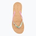 Dámske žabky ROXY South Beach III green/pink 5