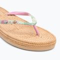 Dámske žabky ROXY South Beach III green/pink 7