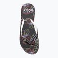 Dámske žabky ROXY Portofino III dc black multi camo 5