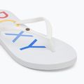 Dámske žabky ROXY Sandy III white/rainbow monogram 6