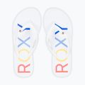 Dámske žabky ROXY Sandy III white/rainbow monogram 11