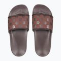Dámske šľapky ROXY Slippy IV brown combo 2