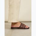 Dámske šľapky ROXY Slippy IV brown combo 5
