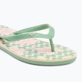 Dámske žabky ROXY Tahiti VII green/pink 7