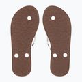 ROXY Portofino III dámske žabky dc light brown/white 2