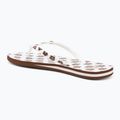 Dámske žabky ROXY Portofino III dc light brown/white 3