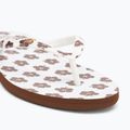 Dámske žabky ROXY Portofino III dc light brown/white 7