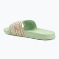 Dámske šľapky ROXY Slippy II green stripe 3