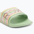 Dámske šľapky ROXY Slippy II green stripe 7