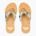 Dámske žabky ROXY Porto Raffia II blue depths 2