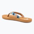 Dámske žabky ROXY Porto Raffia II blue depths 3