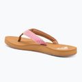 Dámske žabky ROXY Porto Raffia II raspberry 3