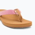 Dámske žabky ROXY Porto Raffia II raspberry 7