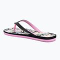 Detské žabky ROXY Tahiti VII black/pink stencil 3