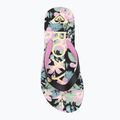 Detské žabky ROXY Tahiti VII black/pink stencil 5