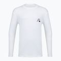 Pánske plavecké tričko longsleeve Quiksilver DNA Bubble Logo white