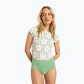 Dámske jednodielne plavky ROXY Hibiscus Daze basil party waves yw 2