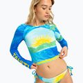 Dámsky plavecký longsleave ROXY Atlas Crop Top skyway