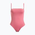 Dámske jednodielne plavky ROXY Solid Beach Classics Bandeau heather rose