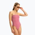 Dámske jednodielne plavky ROXY Solid Beach Classics Bandeau heather rose 2