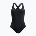 Dámske jednodielne plavky ROXY Active Solid Basic anthracite