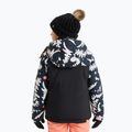 Detská snowboardová bunda ROXY Galaxy true black/big flower 2