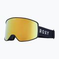 Dámske snowboardové okuliare ROXY Storm W black/clux ml pink gold