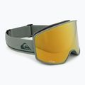 Snowboardové okuliare Quiksilver Storm dark ivy/clux ml gold