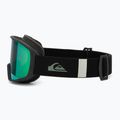Pánske snowboardové okuliare Quiksilver Harper black/clux ml green 4