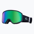 Pánske snowboardové okuliare Quiksilver Harper black/clux ml green