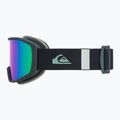 Pánske snowboardové okuliare Quiksilver Harper black/clux ml green 4