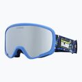Detské snowboardové okuliare Quiksilver Shredder 3D check/clux ml silver