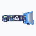 Detské snowboardové okuliare Quiksilver Shredder 3D check/clux ml silver 3