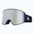 Pánske snowboardové okuliare Quiksilver Storm MG black/ black clux ml silver