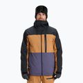 Pánska snowboardová bunda Quiksilver Sycamore Block 20K dark ivy