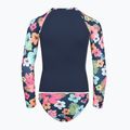 Dlhý rukáv + spodný diel plaviek ROXY Morning Flower Lycra Set mood indigo morning flowers 2